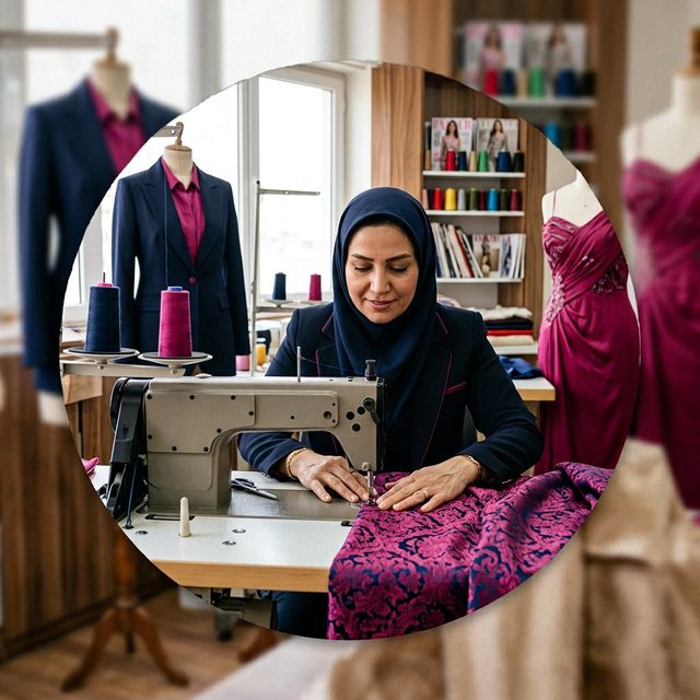 طراحی لباس و خیاطی